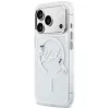  iPhone 18 Pro/17 Pro átlátszó Karl Lagerfeld Script Logo MagSafe t-3666339661649 2 kép