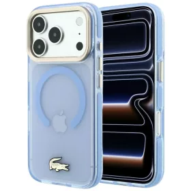    Apple iPhone 18 Pro / 17 Pro kék Lacoste IML ütésálló arany logós MagSafe tok