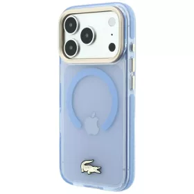  Apple iPhone 18 Pro / 17 Pro kék Lacoste IML ütésálló arany log�-3666339647223 2 kép