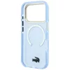  Apple iPhone 18 Pro / 17 Pro kék Lacoste IML ütésálló arany log�-3666339647223 7 kép
