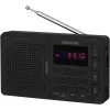 SENCOR SRD 216 BK hordozható FM rádió Bluetooth/USB/microSD, fekete