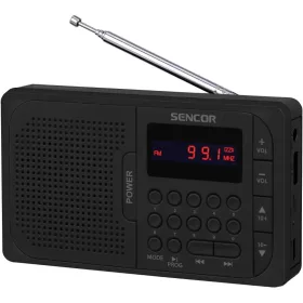   SENCOR SRD 216 BK hordozható FM rádió Bluetooth/USB/microSD, fekete