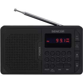 SENCOR SRD 216 BK hordozható FM rádió Bluetooth/USB/microSD, fekete-8590669391271 2 kép