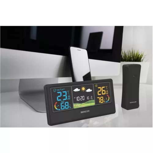 SWS 4100 B IDŐJÁRÁS ÁLLOMÁS SENCOR-8590669349616 3 kép