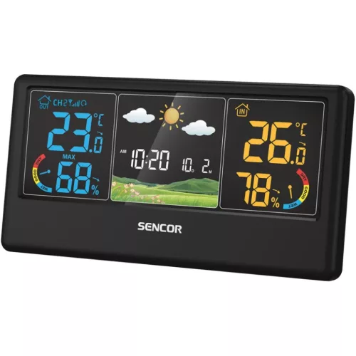 SWS 4100 B IDŐJÁRÁS ÁLLOMÁS SENCOR-8590669349616 7 kép