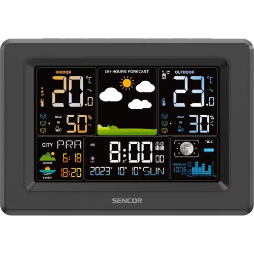SWS 4500 IDŐJÁRÁS ÁLLOMÁS SENCOR-8590669365142 4 kép