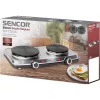 SENCOR SCP 2256SS kétlapos elektromos főzőlap 2500 W-8590669320585 10 kép
