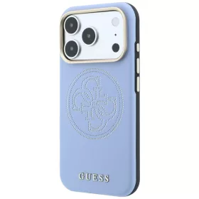  iPhone 18 Pro / 17 Pro világoskék Guess Perforated 4G MagSafe kemé-3666339652944 2 kép