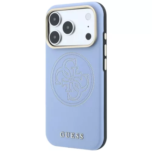  iPhone 18 Pro / 17 Pro világoskék Guess Perforated 4G MagSafe kemé-3666339652944 2 kép