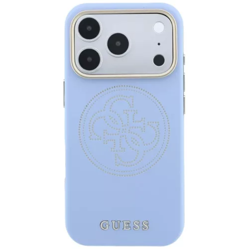  iPhone 18 Pro / 17 Pro világoskék Guess Perforated 4G MagSafe kemé-3666339652944 3 kép