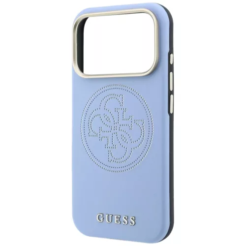  iPhone 18 Pro Max / 17 Pro Max világoskék Guess Perforated 4G MagSa-3666339652951 6 kép