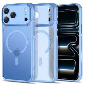   iPhone 17 Pro / 18 Pro Matt világoskék Tech-Protect MagPrime MagSafe CC tok