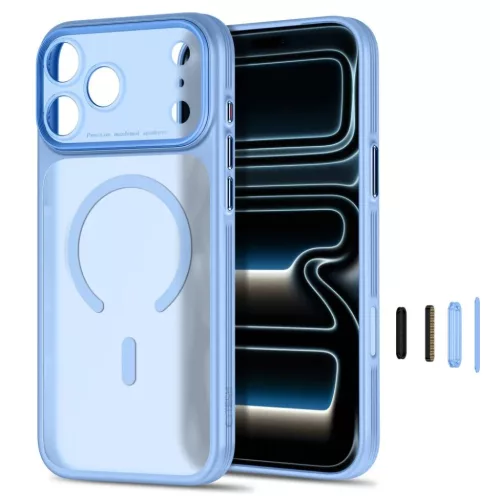 iPhone 17 Pro / 18 Pro Matt világoskék Tech-Protect MagPrime MagSafe-5906302342044 2 kép