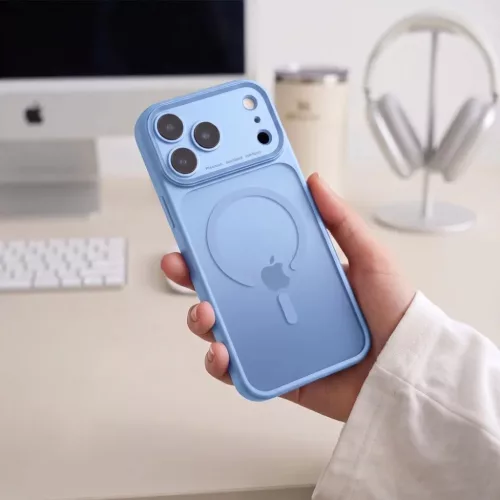 iPhone 17 Pro / 18 Pro Matt világoskék Tech-Protect MagPrime MagSafe-5906302342044 7 kép