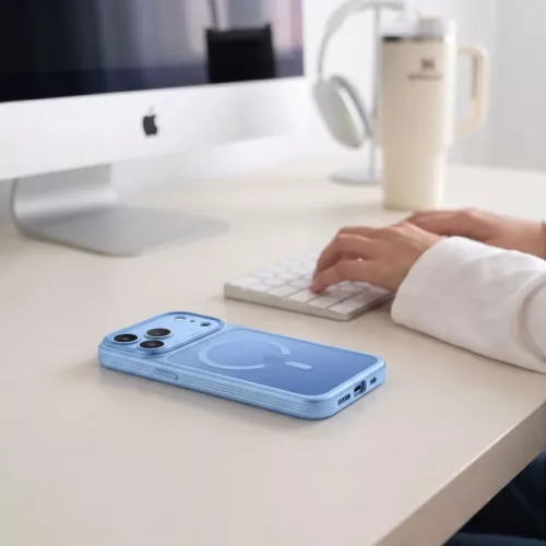 iPhone 17 Pro / 18 Pro Matt világoskék Tech-Protect MagPrime MagSafe-5906302342044 8 kép