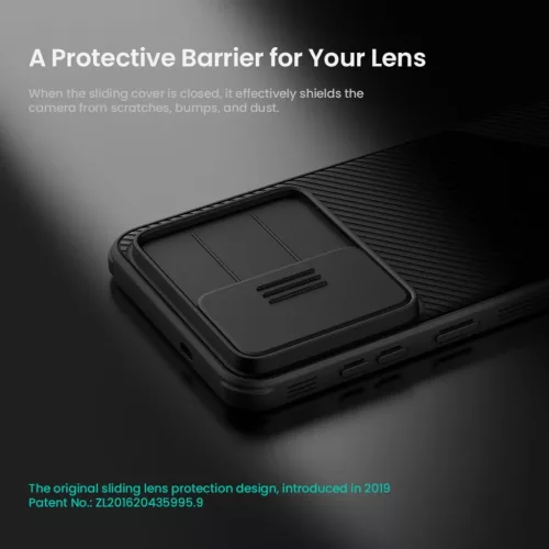  Samsung Galaxy S26 FE fekete Nillkin CamShield PRO tok-6902048314368 4 kép
