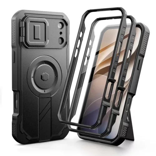  Apple iPhone 17 Pro Max / 18 Pro Max fekete Tech-Protect Kevlar MagSa-5906302326105 2 kép