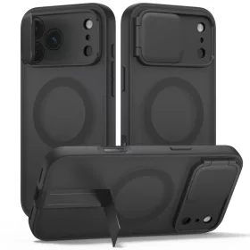  Apple iPhone 17 Pro / 18 Pro matt fekete Tech-Protect Kevlar Aura Mag-5906302326112 1 kép