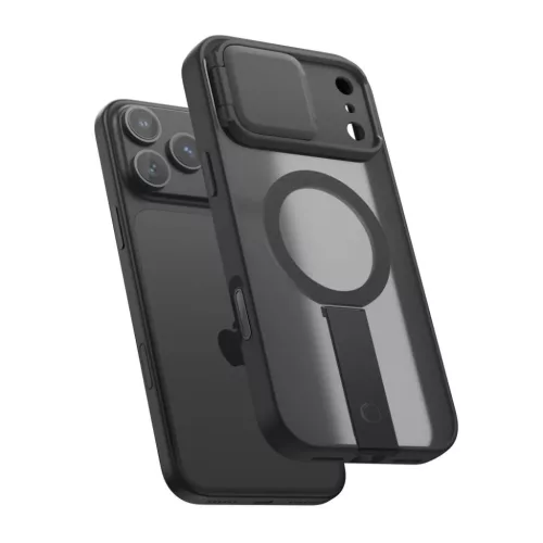  Apple iPhone 17 Pro / 18 Pro matt fekete Tech-Protect Kevlar Aura Mag-5906302326112 3 kép