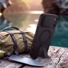  Apple iPhone 17 Pro / 18 Pro matt fekete Tech-Protect Kevlar Aura Mag-5906302326112 7 kép