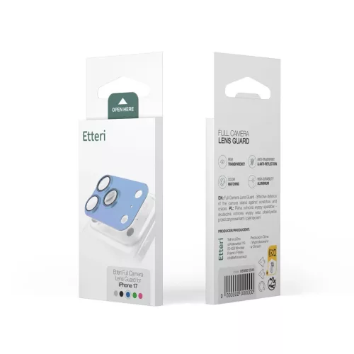  iPhone 18 Pro Max égkék Etteri teljes kamerás lencsevédő-5908067016789 5 kép