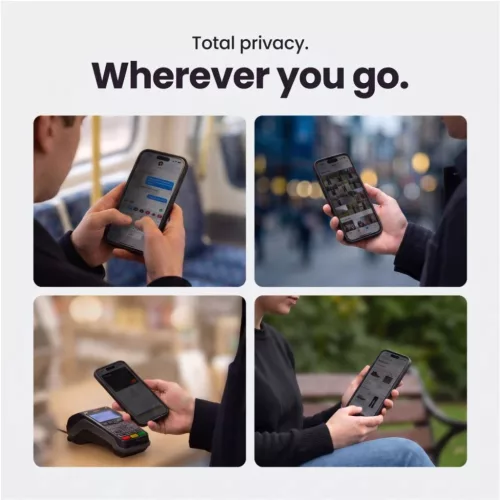  iPhone 18 Pro Max Tech-Protect Quick Set Spy+ adatvédelmi edzett üv-5906302341221 7 kép