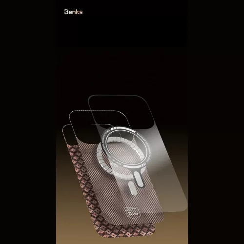  iPhone 18 Pro Max/17 Pro Max kék Benks ArmorGrid Premium Edition 600-6948005957469 8 kép