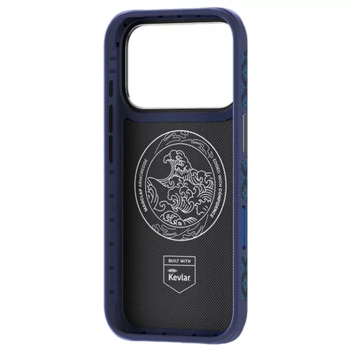  iPhone 18 Pro Max/17 Pro Max kék Benks Armor Grid Edge X9 Kevlar má-6948005957513 2 kép