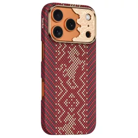  iPhone 18 Pro Max/17 Pro Max piros Benks Knight Kevlar mágneses tok -6948005934170 1 kép