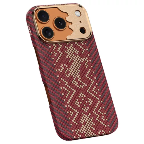  iPhone 18 Pro Max/17 Pro Max piros Benks Knight Kevlar mágneses tok -6948005934170 2 kép
