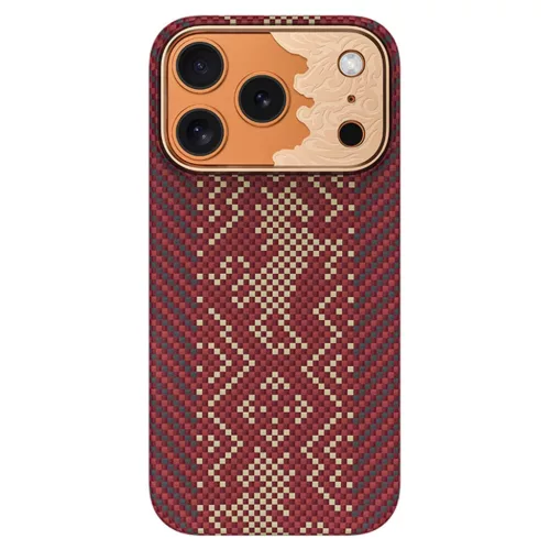  iPhone 18 Pro Max/17 Pro Max piros Benks Knight Kevlar mágneses tok -6948005934170 4 kép