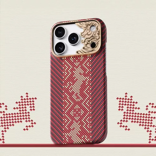 iPhone 18 Pro Max/17 Pro Max piros Benks Knight Kevlar mágneses tok -6948005934170 5 kép