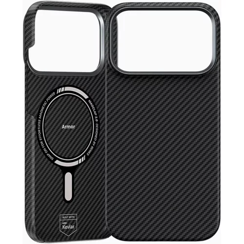  iPhone 18 Pro Max / 17 Pro Max fekete Benks ArmorAir mágneses Kevlar-6948005930578 2 kép