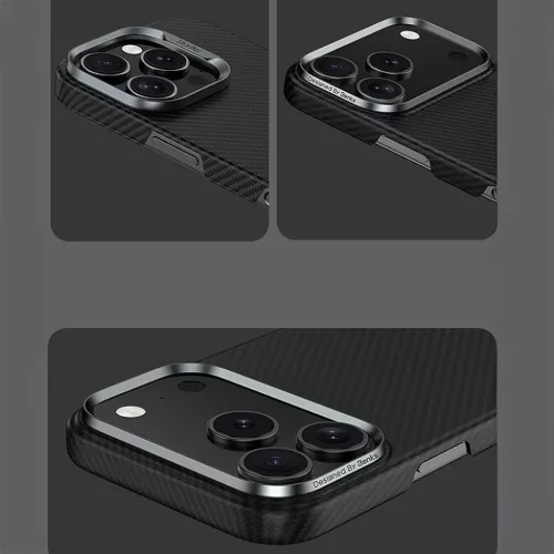  iPhone 18 Pro/17 Pro Benks Armor Air mágneses 600D Kevlar tok fémke-6948005930356 9 kép