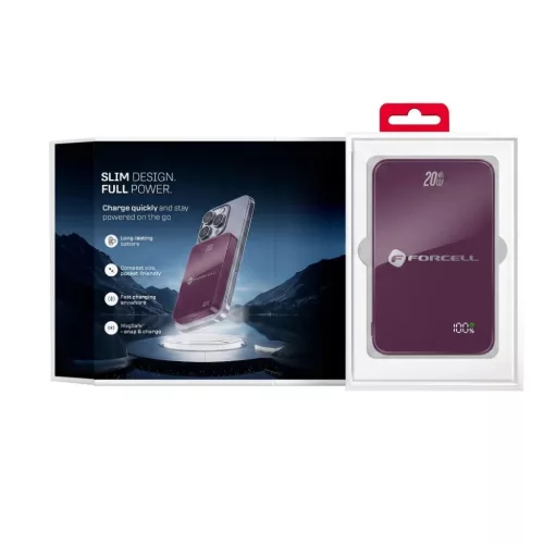 MagSafe-kompatibilis Forcell F-Energy SuperSlim F5K8 gyorstöltő kül-5903396480928 7 kép