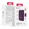 Forcell F-Energy MagStand Qi2 F5K10 MagSafe-kompatibilis mágneses powerbank, 5000 mAh, cseresznye powerbank