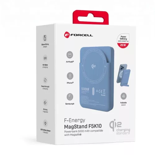 MagSafe-kompatibilis Forcell F-Energy MagStand Qi2 F5K10 QC3.0 PD3.0 2-5903396489204 3 kép