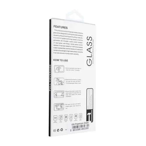 OG 6D prémium betekintésvédő üvegfólia iPhone 18 Pro készülék-5903396482380 8 kép