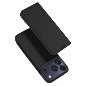    Apple iPhone 18 Pro Max / 17 Pro Max fekete DUX DUCIS Skin Pro flip tok