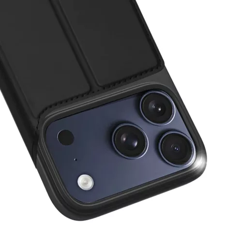  Apple iPhone 18 Pro Max / 17 Pro Max fekete DUX DUCIS Skin Pro flip t-6980053732582 2 kép