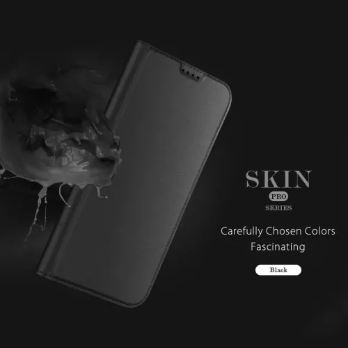  Apple iPhone 18 Pro Max / 17 Pro Max fekete DUX DUCIS Skin Pro flip t-6980053732582 3 kép