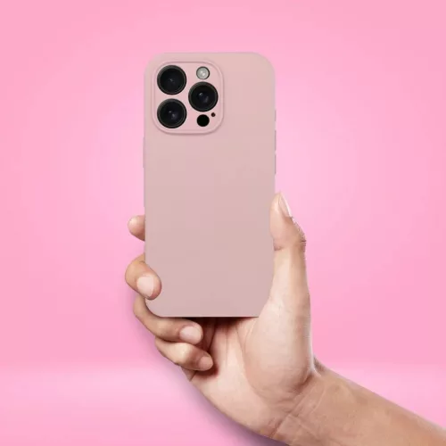  Apple iPhone 18 Pro / 17 Pro púderrózsaszín 2 mm-es szilikon tok M-5903396477973 3 kép