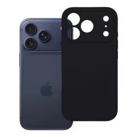  iPhone 18 Pro Max / 17 Pro Max fekete szilikon tok kameravédelemmel,-5903396482762 1 kép