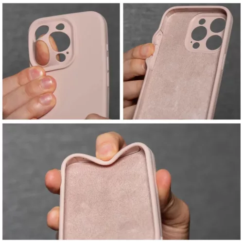  iPhone 18 Pro Max / 17 Pro Max púderrózsaszín szilikon tok, 2 mm, -5903396482779 6 kép