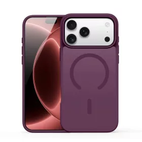    Apple iPhone 18 Pro / 17 Pro sötét cseresznyepiros DUX DUCIS YIND MagSafe-kompatibilis tok, nyitott gyűrűs változat