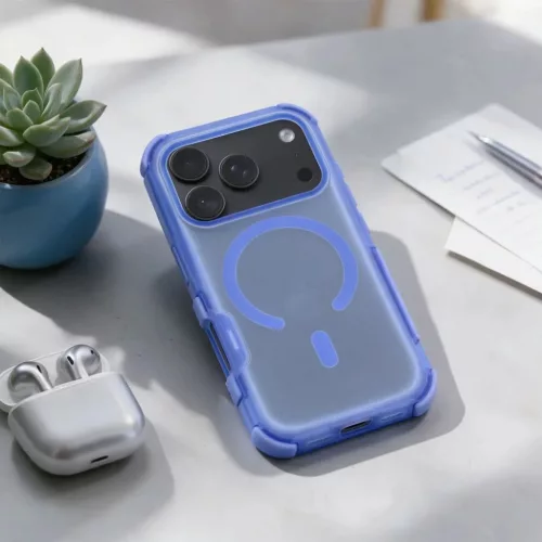  Apple iPhone 18 Pro / 17 Pro világoskék Forcell F-Protect BumperX P-5903396485879 7 kép