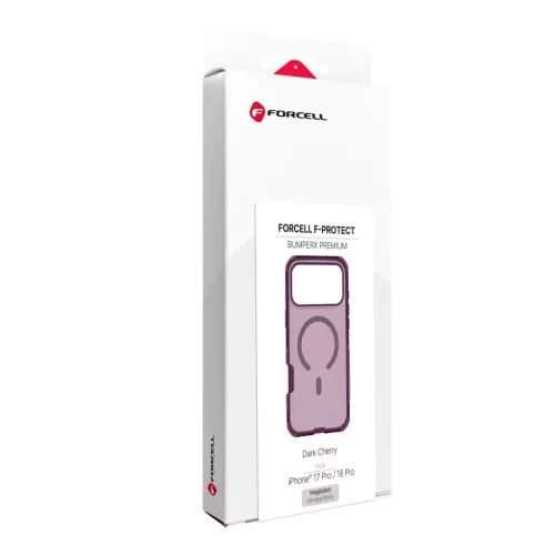  Apple iPhone 18 Pro / 17 Pro sötét cseresznye Forcell F-Protect Bum-5903396484988 3 kép