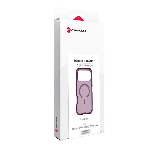  Apple iPhone 18 Pro Max / 17 Pro Max sötét cseresznye Forcell F-Pro-5903396484995 3 kép