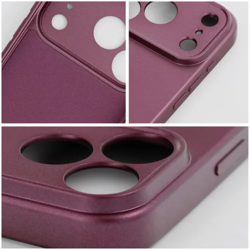  iPhone 18 Pro / 17 Pro Sötét cseresznye Metallic tok-5903396485794 6 kép