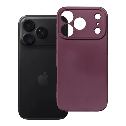  iPhone 18 Pro / 17 Pro Sötét cseresznye Metallic tok-5903396485794 7 kép